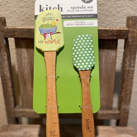 Avocado Spatulas Set Of 2, Guacamole Spatulas, You Guac My World Spatula Set - Picture 3 of 14